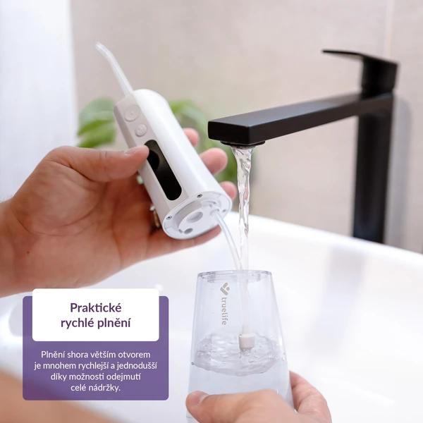 TrueLife AquaFloss Compact L100 ústní sprcha bílá - Ústní sprchy - Obrázek 3fdd2418b81c4cddac02e078b6b2b0eb