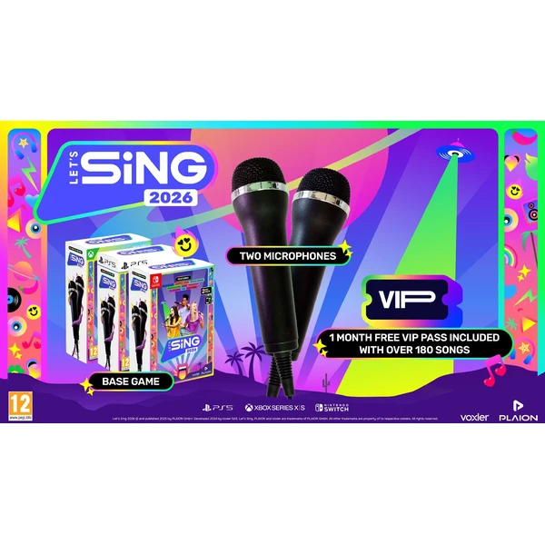 Let’s Sing 2026 + 2 mikrofony (XSX) - Hry pro Xbox Series - Obrázek 400K000K01