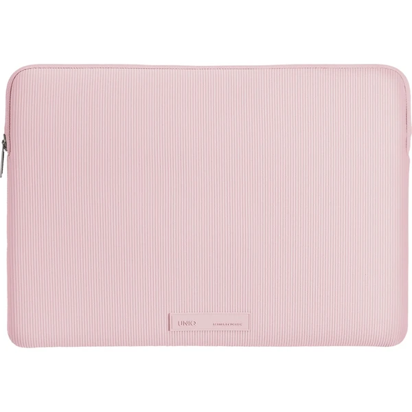 UNIQ Cyprus Ridge Edition neoprenové pouzdro pro MacBook Neo 13"/ Air 13" růžové