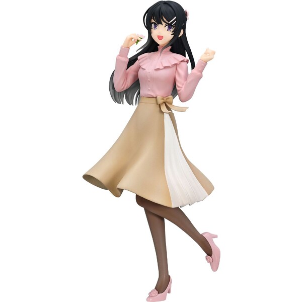 Rascal Does Not Dream of Bunny Girl Senpai Trio-Try-iT PVC Statue Mai Sakurajima Spring Outfit Ver. Vícebarevná
