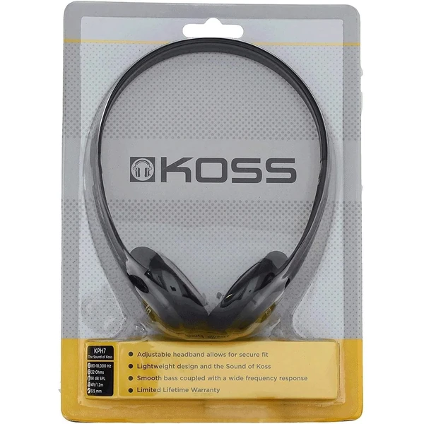 KOSS KPH7 sluchátka černá - Sluchátka - Obrázek 40QD000P01
