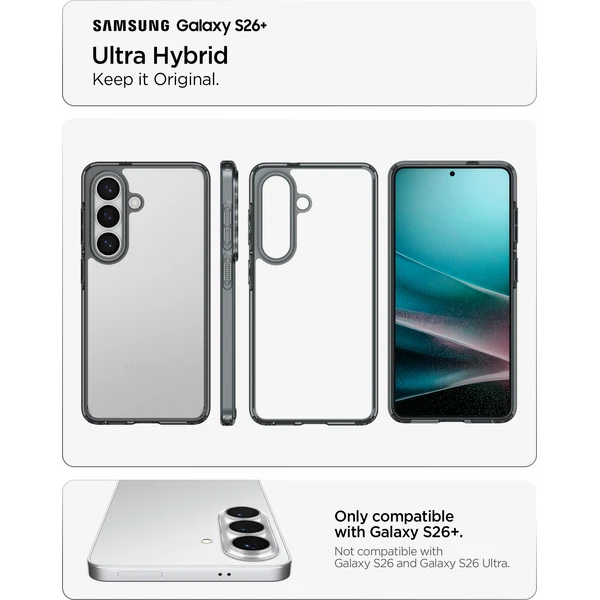 Spigen Ultra Hybrid kryt Samsung Galaxy S26+ šedý - Pouzdra - Obrázek 40e8208701774ca8a74b7656527ddcfd
