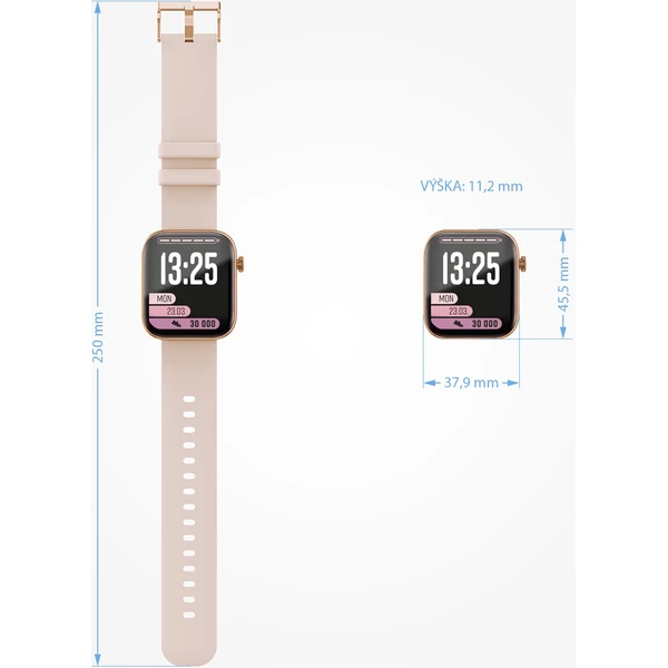 LAMAX BCool 2 Plus chytré hodinky růžové - Chytré hodinky - Obrázek 4108dcef8fc642e7866646703c41e36c