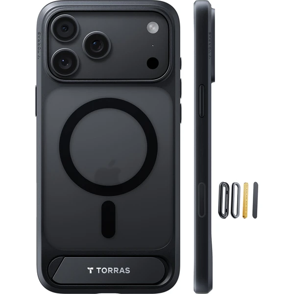 Torras Ostand L1 MagSafe kryt iPhone 18 Pro Max černý - Pouzdra - Obrázek 4116357cb03d4553818354928d44e36d