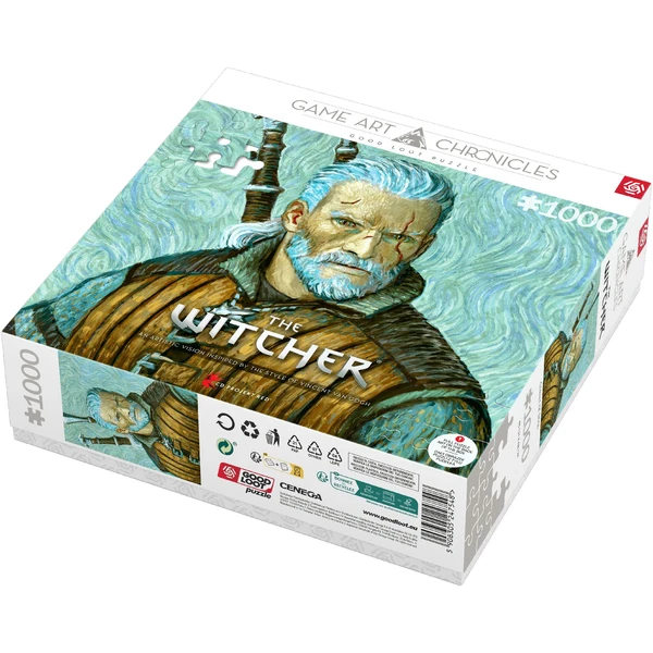 Puzzle Game Art Chronicles: The Witcher - Geralt Van Gogh (1000) - Puzzle - Hlavní obrázek