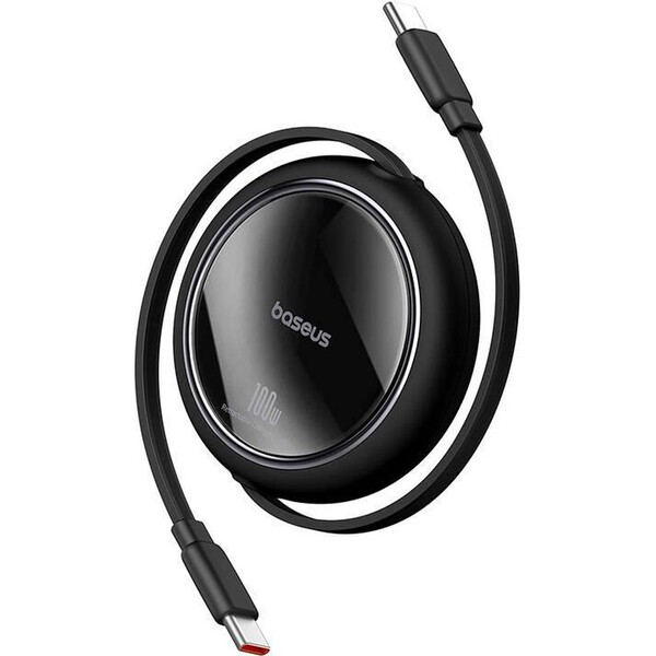 Baseus P10364500113-00 Free2Pull mini 100W USB-C/USB-C 1,5m černý Černá