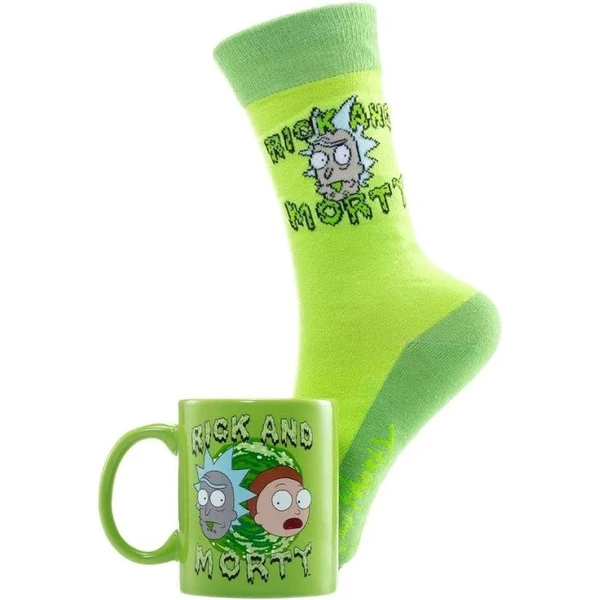 Dárkový set pánský Rick & Morty (hrnek a ponožky) - Dárkové sety - Obrázek 414E000J01