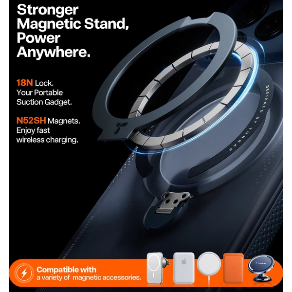 Torras Ostand Q3 Air MagSafe kryt iPhone 17 Pro Max midnight blue - Pouzdra - Obrázek 415324c7b7be4ed4882944c92e073b8f
