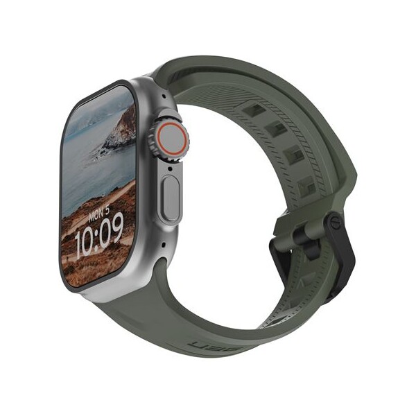 UAG Scout řemínek Apple Watch 49/46/45/44/42mm tmavě zelený