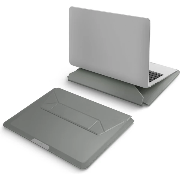 UNIQ Oslo pouzdro se stojánkem pro 14" notebook šedo zelené - Pouzdra - Obrázek 4158da71de544da480511f14a9bf19fd