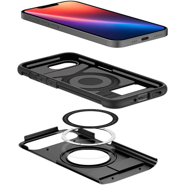 Spigen Slim Armor MagSafe kryt iPhone 17e/16e černý - Pouzdra - Obrázek 4165c4e7788b48609120b2ad210f2264