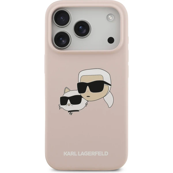 Karl Lagerfeld Liquid Silicone Double Heads MagSafe kryt iPhone 17 Pro růžový - Pouzdra - Obrázek 4166e09caa8a48e0a49f3fb41b60e0bb