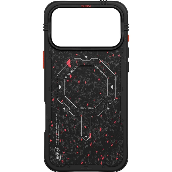 SKINARMA Vektor Mag-Charge MagSafe kryt iPhone 17 Pro Black/Red - Pouzdra - Obrázek 416843a979cb4aa399b2120fa608973f