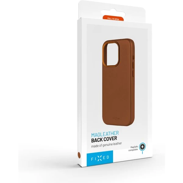 FIXED MagLeather kožený kryt s MagSafe Samsung Galaxy S24+ hnědý - Pouzdra - Obrázek 4171000K01