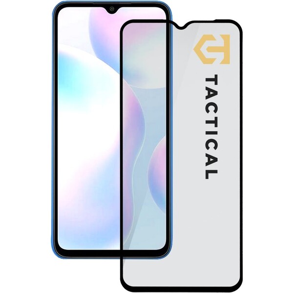 Tactical Glass Shield 5D sklo pro Xiaomi Redmi 9A/9AT/9C černé