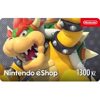 Karta na e-shop Nintendo 1300 CZK (online kód) - Digitální kredity