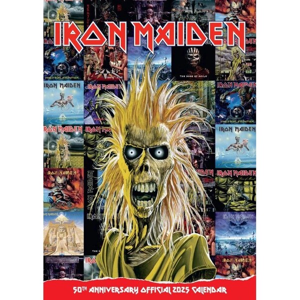 CurePink Oficiální Iron Maiden A3 29,7 x 42 cm [11625] 2025