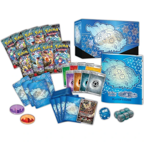Pokémon TCG: SV07 Stellar Crown - Elite Trainer Box - Pokémon karty - Obrázek 41U6000P01
