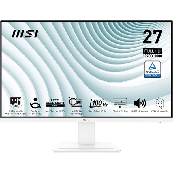 MSI Pro MP273AW Bílá