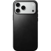 Nomad Modern Leather (Horween) MagSafe kožený kryt iPhone 17 Pro Max/18 Pro Max Black - Pouzdra