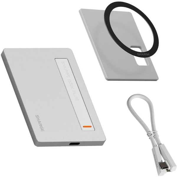 SHARGE Disk Plus SSD pouzdro s USB-C kabelem stříbrné - Pouzdra - Obrázek 41b92e680be34dc0aab9cc9d3f374fcc