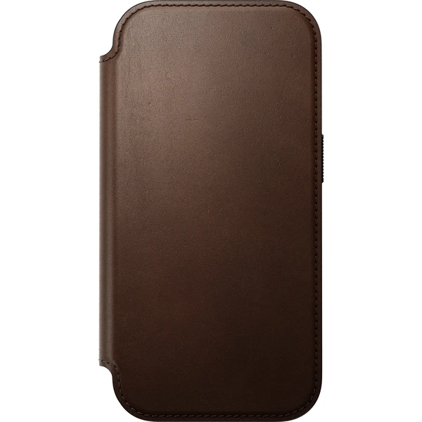 Nomad Modern Leather Folio MagSafe kožené pouzdro iPhone 17 Pro/18 Pro Brown - Pouzdra - Obrázek 41bb3a1bb831432a83b4dccd563cf409