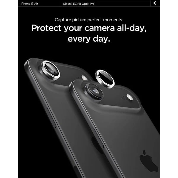 Spigen Glass tR EZ Fit Optik Pro skla iPhone Air silver (2 ks) - Ochranné folie a skla - Obrázek 41c0084a042c49e78b0377d4616c785c