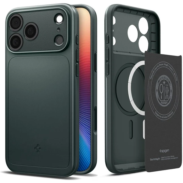 Spigen Thin Fit MagSafe kryt iPhone 17 Pro abyss green - Pouzdra - Obrázek 41ca2ad0c006418ca4488d46b5150781