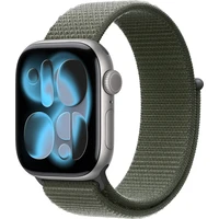 Apple Watch 42/41/40/38mm piniově zelený provlékací sportovní řemínek - Řemínky