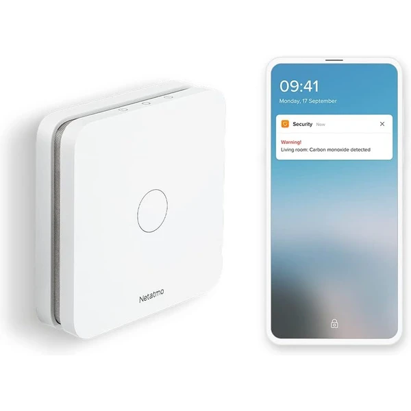 Netatmo Smart Carbon Monoxide Alarm inteligentní detektor oxidu uhelnatého  - Čidla - Obrázek 420C000J01