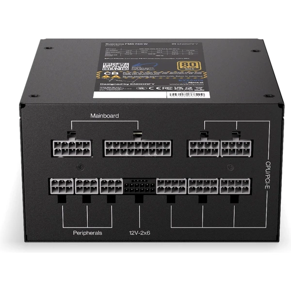 Endorfy Supremo FM6 Gold 750W - Zdroje - Obrázek 420J000K01
