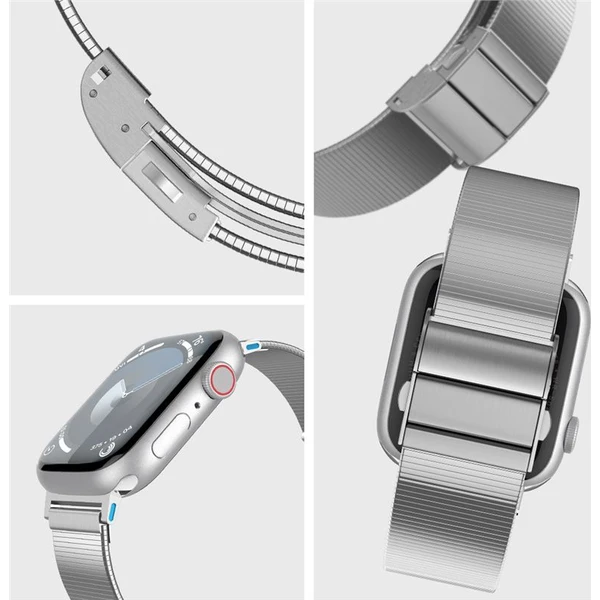 Spigen Sleek Link řemínek Apple Watch 49/46/45/44/42mm stříbrný - Řemínky - Obrázek 423b19aca0724ee0a8d8744d7267439c