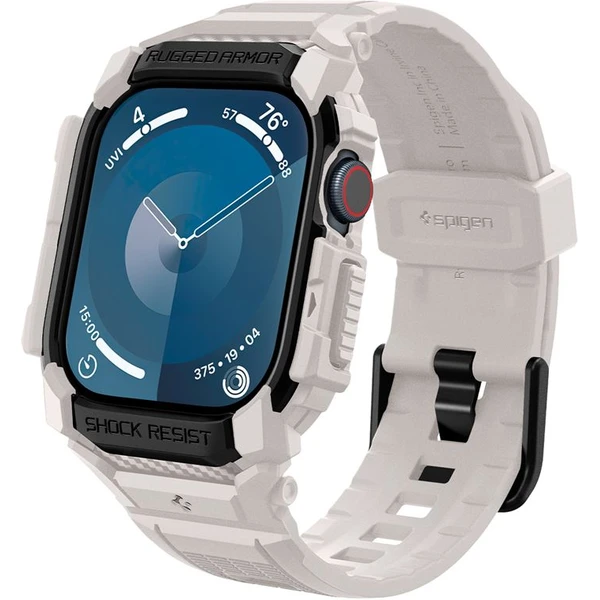 Spigen Rugged Armor Pro řemínek s pouzdrem Apple Watch 10/11 (46mm) béžový - Řemínky - Obrázek 424befd51ca2408599e3d9ae7ad33be2