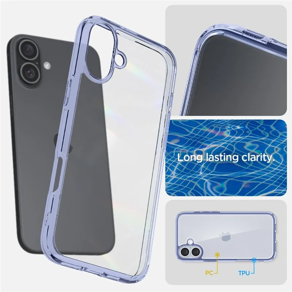 Spigen Ultra Hybrid kryt iPhone 16 sky crystal - Pouzdra - Obrázek 4284ec225e7d400780590db3ad88276b