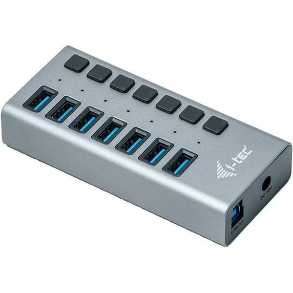 i-tec USB 3.0 Charging HUB 7 Port + Power Adapter 36 W - USB huby - Obrázek 429B000501