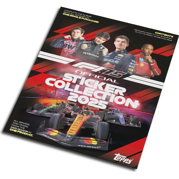 Samolepky Topps F1 2025 Special Anniversary Edition - Sběratelské Album + Samolepky - Sběratelské karty a nálepky - Obrázek 42DN000K01