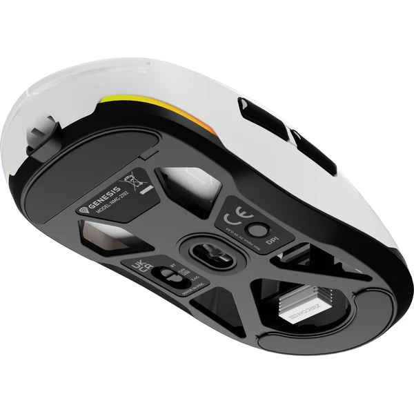 Genesis Zircon 660 bezdrátová herní myš bílá - Myši - Obrázek 42G8000N01