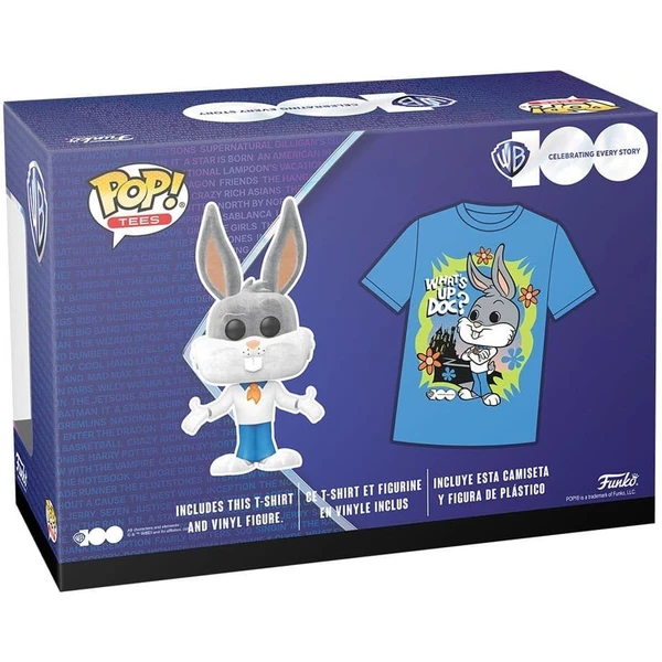 Funko POP! & Tee Box: WB100- Bugs as Fred (Flocked) L - Dárkové sety - Obrázek 42L3000P01
