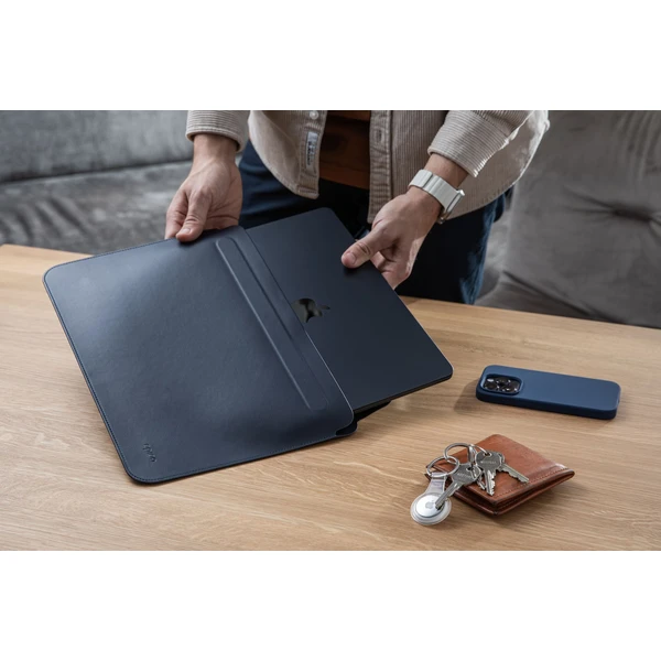 Epico kožené pouzdro pro MacBook Air 15" tmavě modré - Pouzdra - Obrázek 42LL000K01