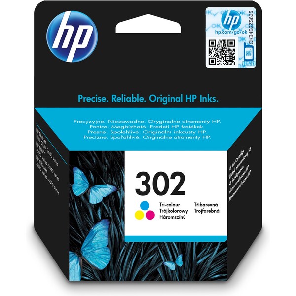 HP F6U65AE č. 302 Vícebarevná