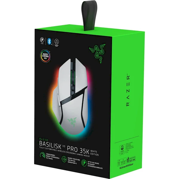 Razer Basilisk V3 Pro 35K bezdrátová herní myš bílá - Myši - Obrázek 42UC000L01