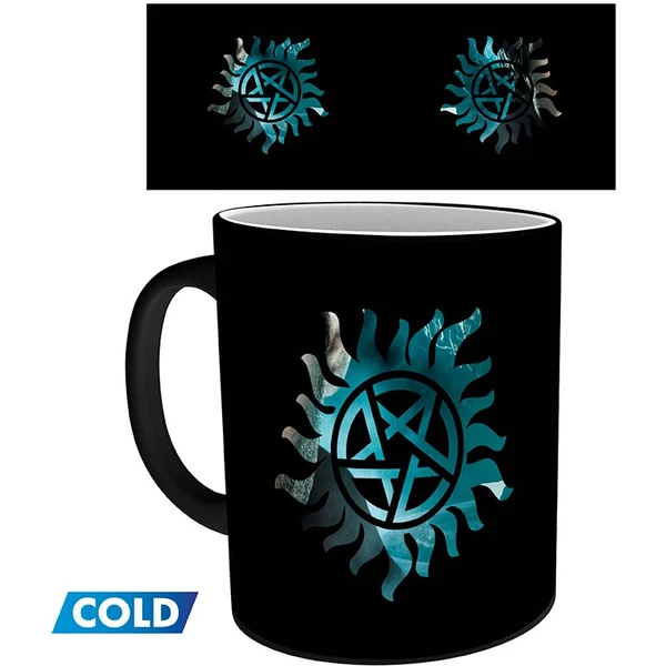 Hrnek Supernatural - Sam and Dean Symbol (měnící se motiv) 320 ml - Hrnky - Obrázek 42Z5000L01
