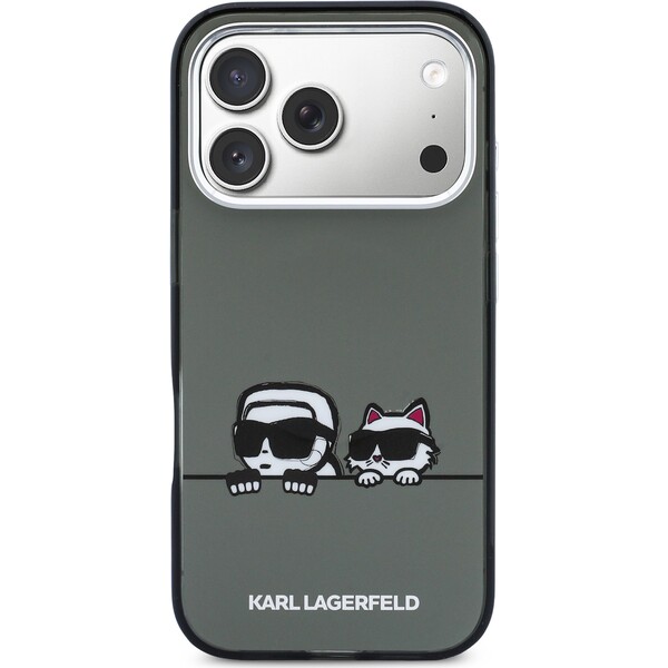 Karl Lagerfeld IML K&CH Heads Logo MagSafe kryt iPhone 17 Pro černý - Pouzdra - Obrázek 42b4129e31b14380a14aa869fc4e39e6