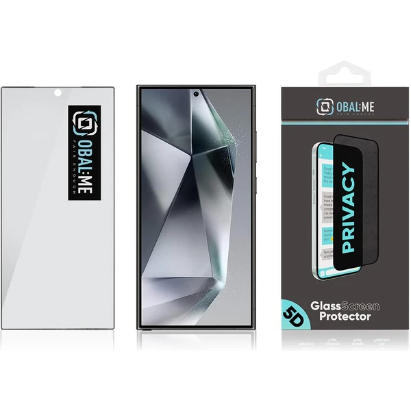 OBAL:ME Privacy 5D tvrzené sklo Samsung Galaxy S24 Ultra černé - Ochranné folie a skla - Obrázek 42d296f549b1479aa4af98f1b9653c57