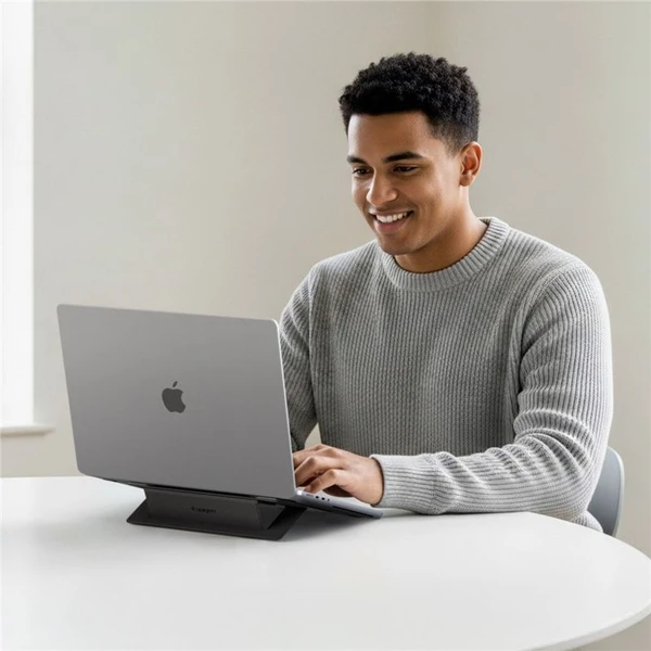 Spigen Slim Fold Laptop Stand LD201-S1 stojánek pro notebook/MacBook černý - Stojánky - Obrázek 42d687748c254272accc05fe7ebb910e