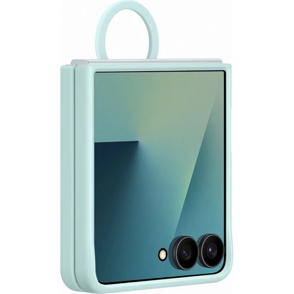 Samsung Ring Silicone Case ochranný kryt Galaxy Z Flip7 mentolově zelený - Pouzdra - Obrázek 42dd44fc312a4f7e94792575ae76455a