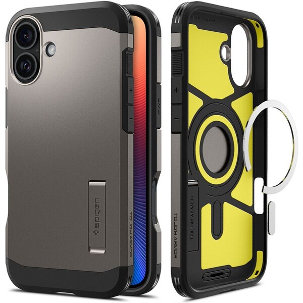 Spigen Tough Armor MagSafe kryt iPhone 16 Plus gunmetal