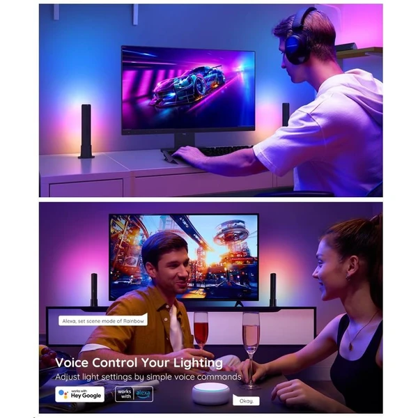 Govee Flow Plus SMART LED TV & Gaming osvětlení (RGBICWW) - Chytrá osvětlení - Obrázek 42e52fd3217c48f8acb284e34cdbd3df