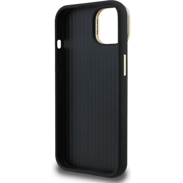 Guess PU Grained 4G Logo Stand Camera Frame kryt iPhone 15 černý - Pouzdra - Obrázek 42ed3817b8c34a3ba6a0cc93d47d6a50
