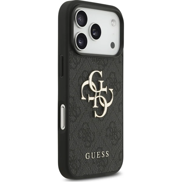 Guess PU 4G Metal Logo kryt iPhone 18 Pro šedý - Pouzdra - Obrázek 4304e1cc25a947ad8531d8c5b40f99a8